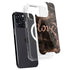 Love Rose Gold Black iPhone 16 Pro MagSafe Case