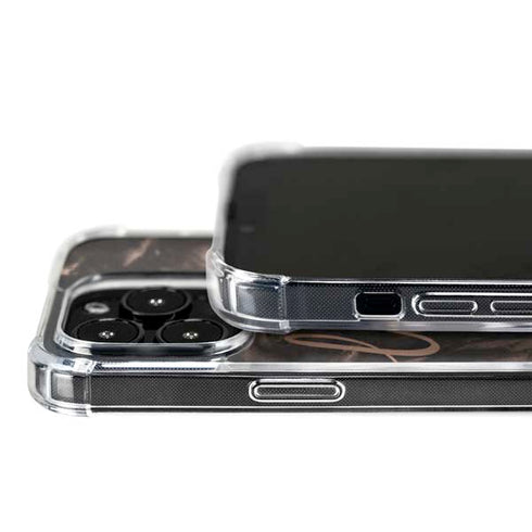 Love Rose Gold Black iPhone 16 Pro MagSafe Case