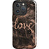 Love Rose Gold Black iPhone 16 Pro Max Magsafe Impact Case
