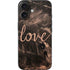 Love Rose Gold Black iPhone 16 Skin
