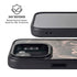 Love Rose Gold Black iPhone 16e Kickstand Case