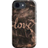 Love Rose Gold Black iPhone 16e Impact Case