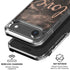 Love Rose Gold Black iPhone 17 Air Clear Case