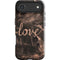 Love Rose Gold Black iPhone 17 Air Impact Case