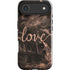 Love Rose Gold Black iPhone 17 Air Impact Case