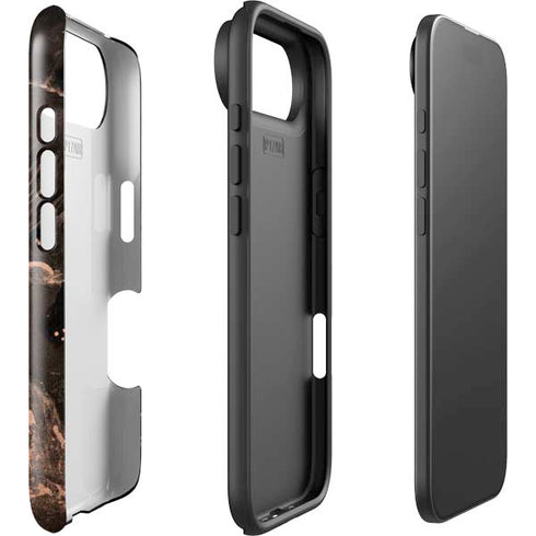 Love Rose Gold Black iPhone 17 Air Impact Case