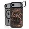 Love Rose Gold Black iPhone 17 Air Kickstand Case