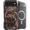 Love Rose Gold Black iPhone 17 Air MagSafe Case