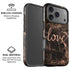 Love Rose Gold Black iPhone 17 Pro Magsafe Impact Case