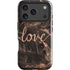 Love Rose Gold Black iPhone 17 Pro Max Impact Case