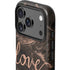 Love Rose Gold Black iPhone 17 Pro Max Impact Case