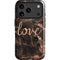 Love Rose Gold Black iPhone 17 Pro Max Magsafe Impact Case