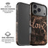 Love Rose Gold Black iPhone 17 Pro Max Magsafe Impact Case