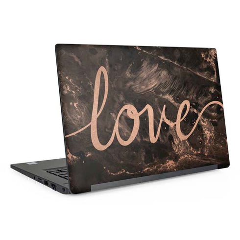 Love Rose Gold Black Dell Latitude Skin