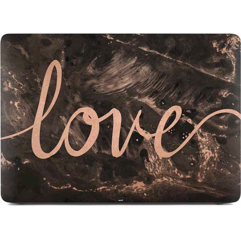 Love Rose Gold Black Apple MacBook Air Skin