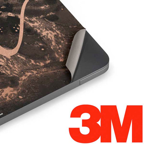 Love Rose Gold Black Apple MacBook Air Skin