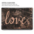 Love Rose Gold Black MacBook Pro 14in (2021-24) Case plus Skin