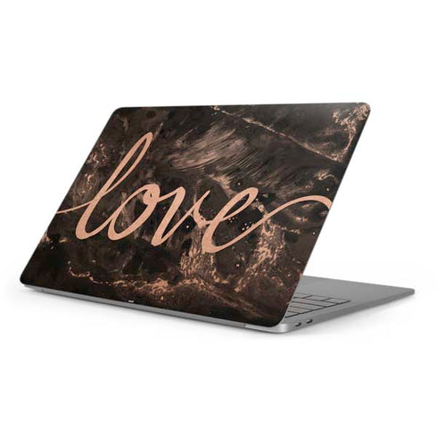 Love Rose Gold Black Apple MacBook Pro 16-inch Skin