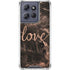 Love Rose Gold Black Moto G Stylus 5G (2025) Clear Case