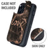Love Rose Gold Black Otterbox Defender iPhone Skin