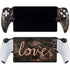Love Rose Gold Black PlayStation PS5 Skins