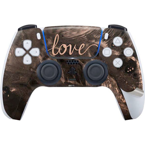 Love Rose Gold Black PS5 Pro Bundle Skin