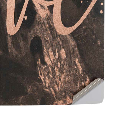 Love Rose Gold Black PS5 Pro Console Skin