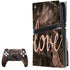 Love Rose Gold Black PS5 Pro Disk Bundle Skin
