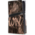 Love Rose Gold Black PS5 Pro Disk Console Skin
