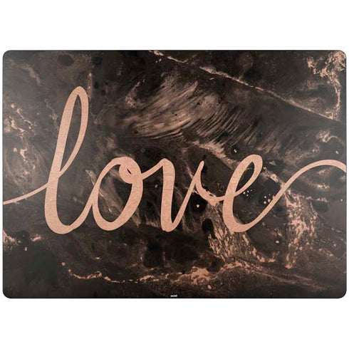 Love Rose Gold Black Surface Laptop 7 15in Skin