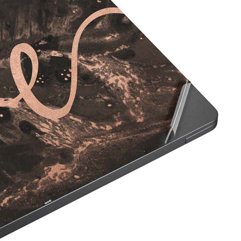 Love Rose Gold Black Surface Laptop 7 15in Skin