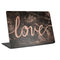 Love Rose Gold Black Laptop Skins