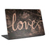 Love Rose Gold Black Laptop Skins