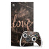 Love Rose Gold Black Xbox Series X Skins