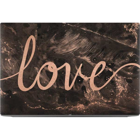 Love Rose Gold Black Dell XPS Skin