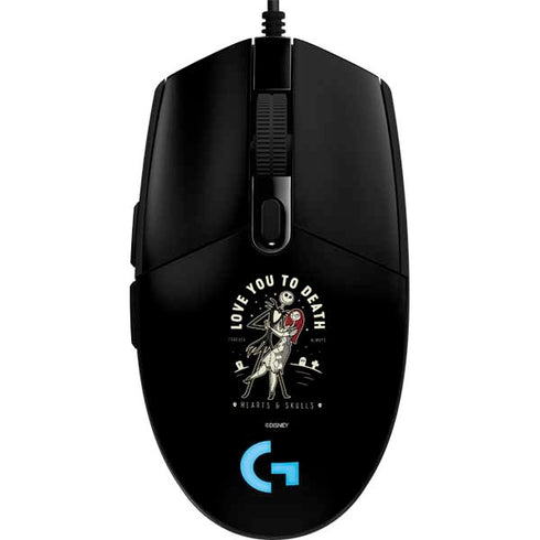 Disney The Nightmare Before Christmas Love You To Death G203 Prodigy RGB Wired Gaming Mouse Skin