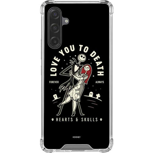 Disney The Nightmare Before Christmas Love You To Death Galaxy A17 Clear Case