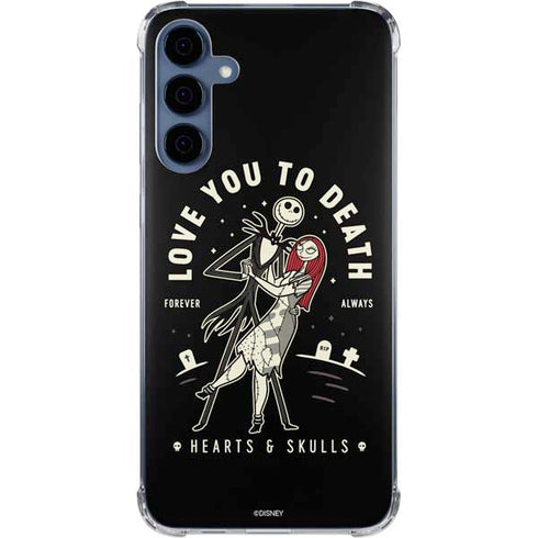 Disney The Nightmare Before Christmas Love You To Death Galaxy A35 5G Clear Case