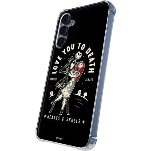 Disney The Nightmare Before Christmas Love You To Death Galaxy A35 5G Clear Case