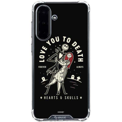 Disney The Nightmare Before Christmas Love You To Death Galaxy A36 5G Clear Case