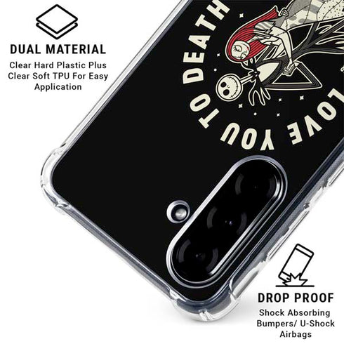 Disney The Nightmare Before Christmas Love You To Death Galaxy A36 5G Clear Case