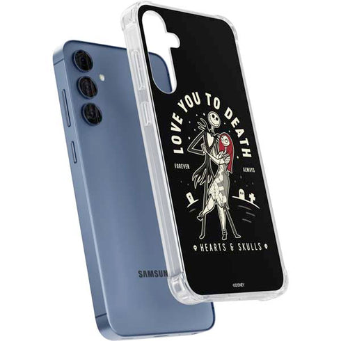 Disney The Nightmare Before Christmas Love You To Death Galaxy A55 5G Clear Case