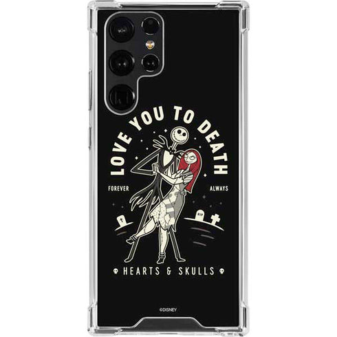 Disney The Nightmare Before Christmas Love You To Death Galaxy S23 Ultra Clear Case