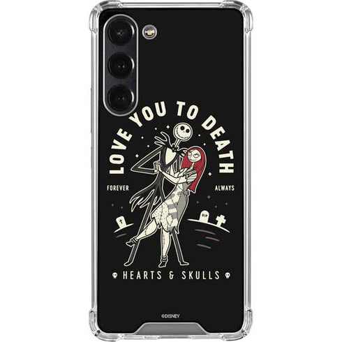 Disney The Nightmare Before Christmas Love You To Death Galaxy S24 FE Clear Case