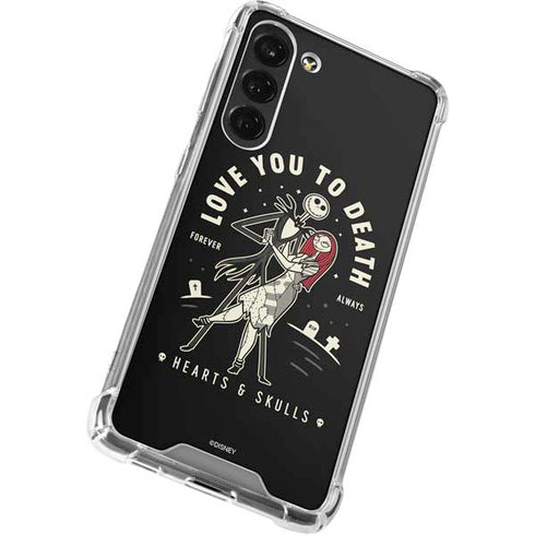 Disney The Nightmare Before Christmas Love You To Death Galaxy S24 FE Clear Case