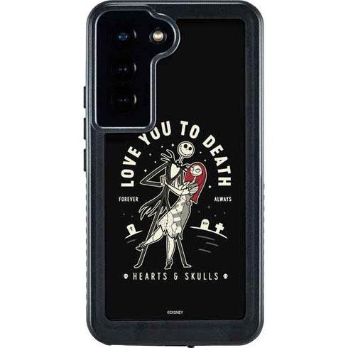 Disney The Nightmare Before Christmas Love You To Death Galaxy S24 Waterproof Case