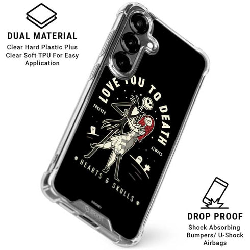 Disney The Nightmare Before Christmas Love You To Death Galaxy S26 Clear Case