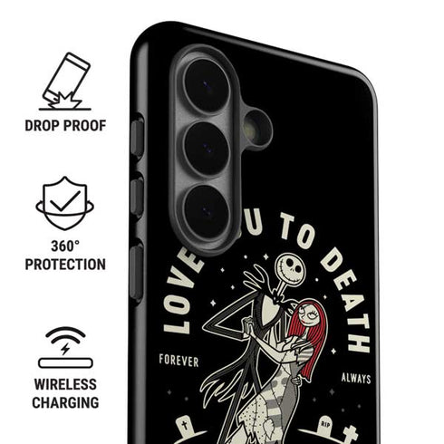 Disney The Nightmare Before Christmas Love You To Death Galaxy S26 Plus Impact Case