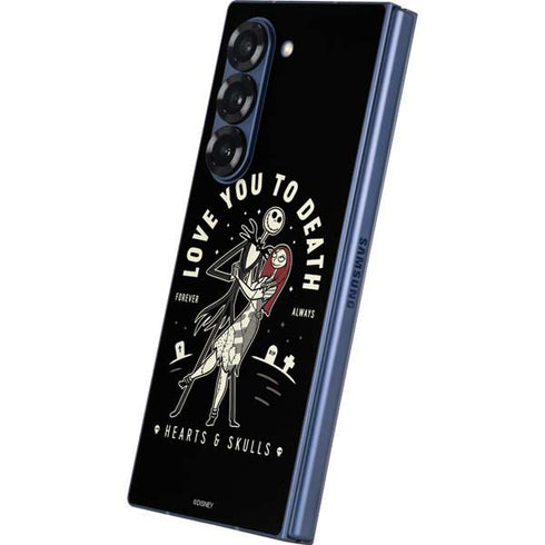 Disney The Nightmare Before Christmas Love You To Death Galaxy Z Fold6 Skin
