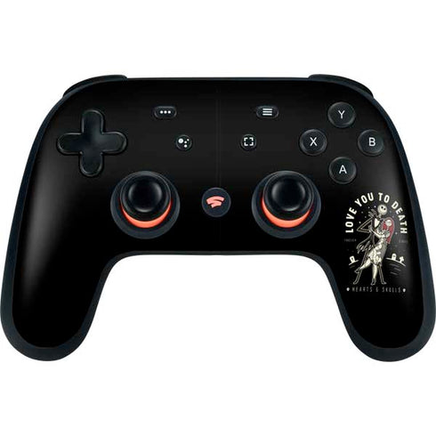 Disney The Nightmare Before Christmas Love You To Death Google Stadia Controller Skin